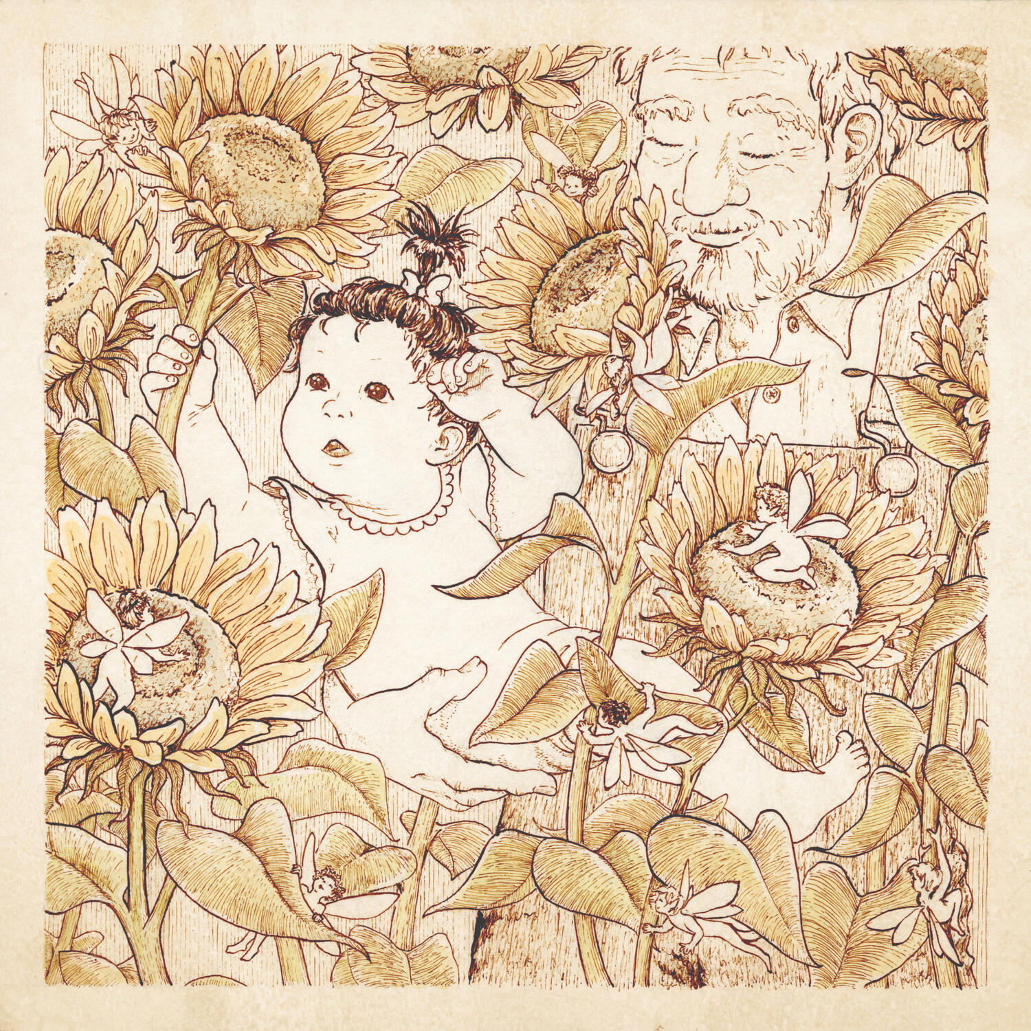 Hidden Wonders, Watercolor and Ink, 2025.